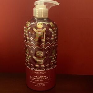 NEW, Sealed HomeWorx Slatkin & Co Glazed Gingerbread Hydrating Body Wash, 34 oz